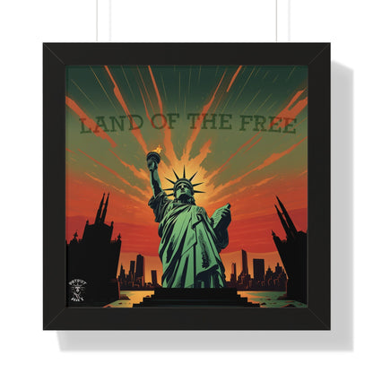 Land of the Free Framed Poster