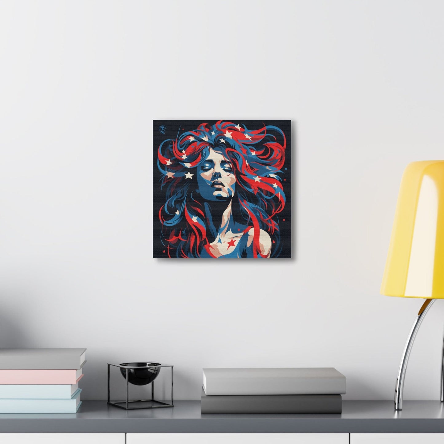 American Woman Framed Canvas Gallery Wraps