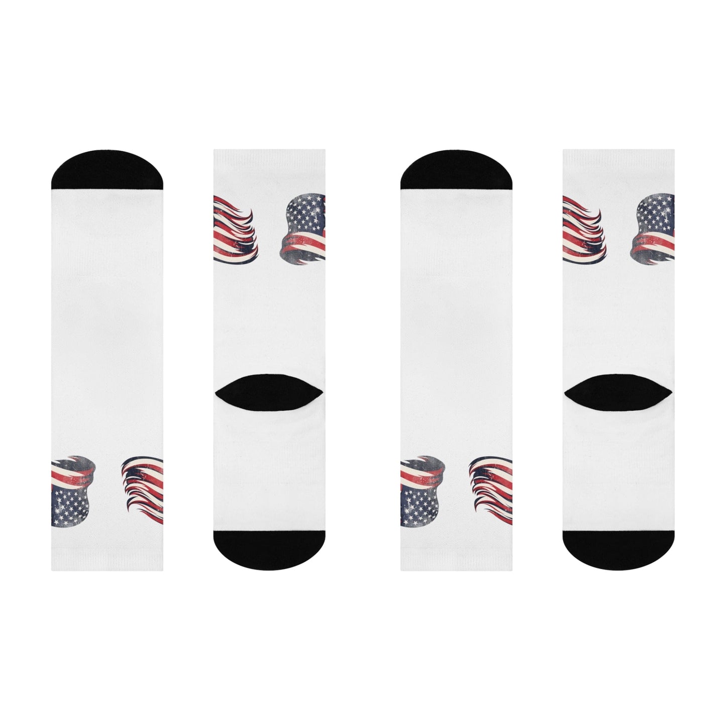 American Flag Cushioned Crew Socks