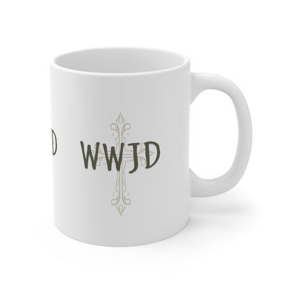 WWJD 11oz Ceramic Mug