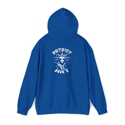 Patriot Art White Logo Hoodie