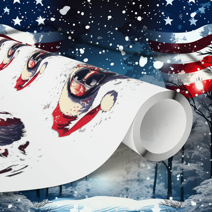 Patriotic Santa Paper