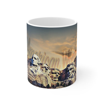 Mount Rushmore 11oz Coffee Mug