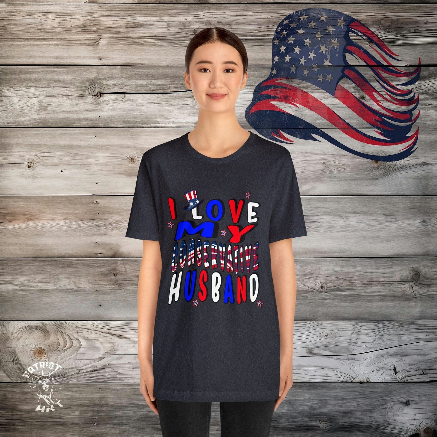 I Love My Conservative Husband T-Shirt