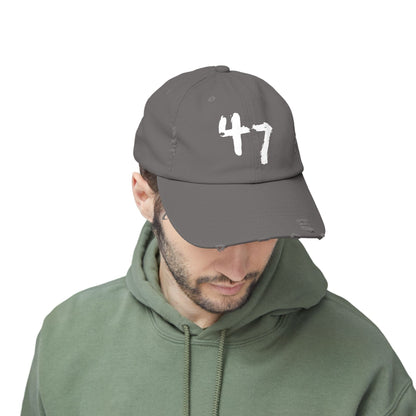 47 Distressed Cap