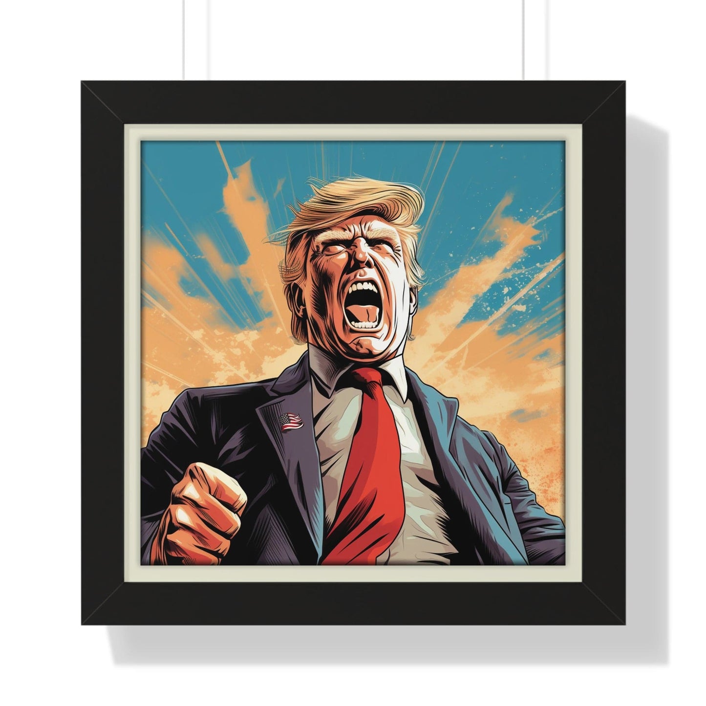 Trump Unleashed Framed Horizontal Poster