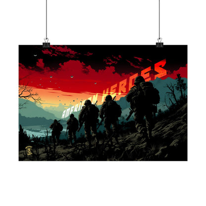 Armed Forces Matte Horizontal Poster