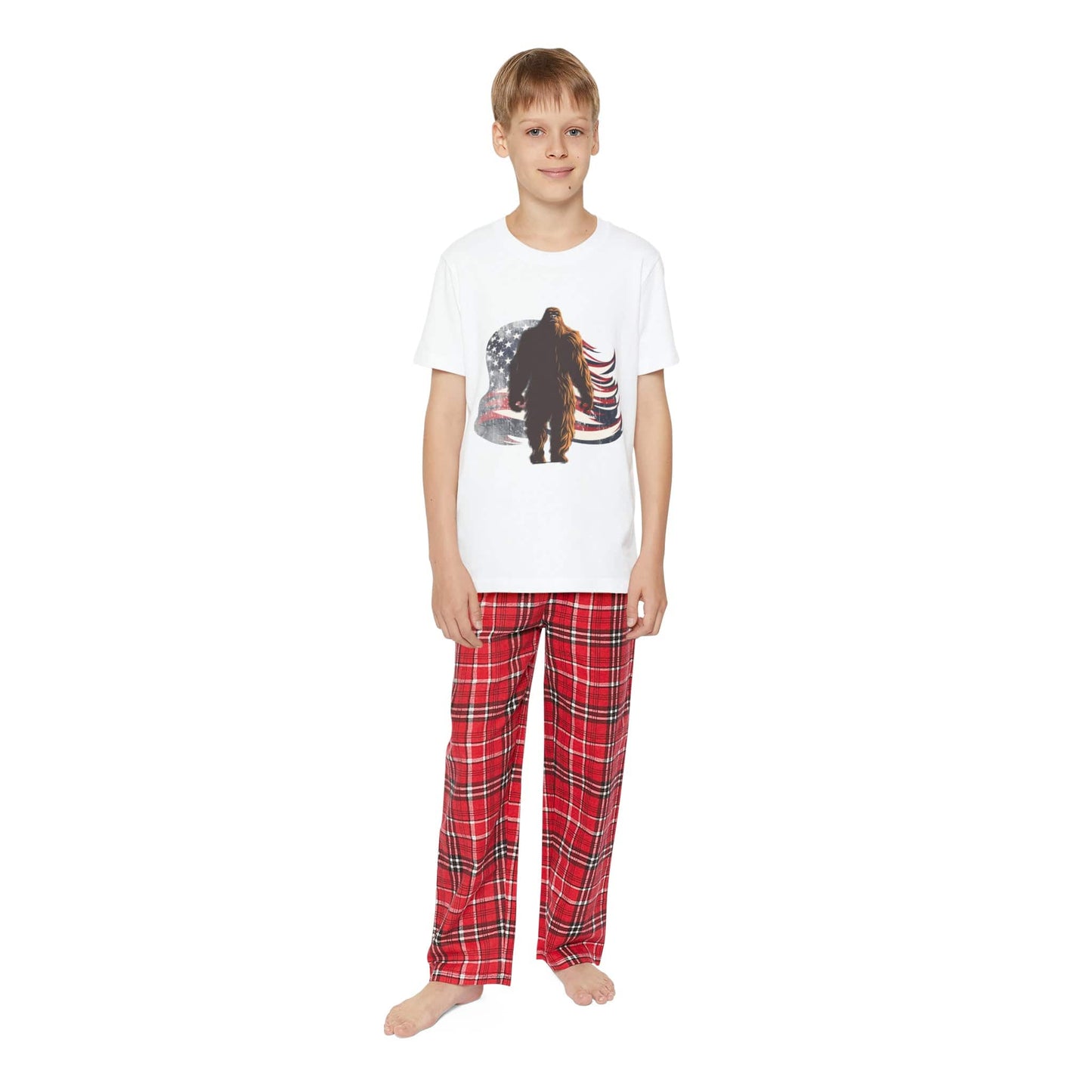 Big Foot Youth Short Sleeve PJ Set