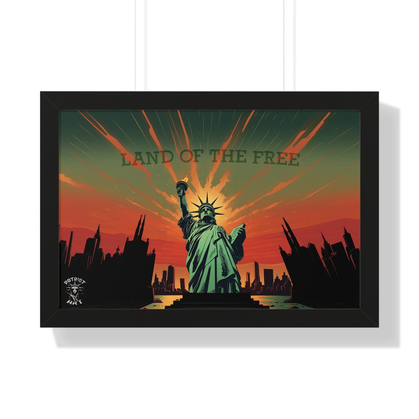 Land of the Free Framed Poster