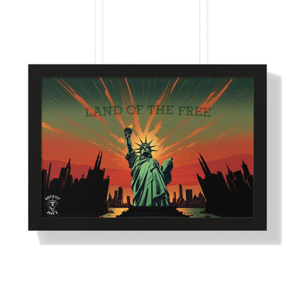 Land of the Free Framed Poster