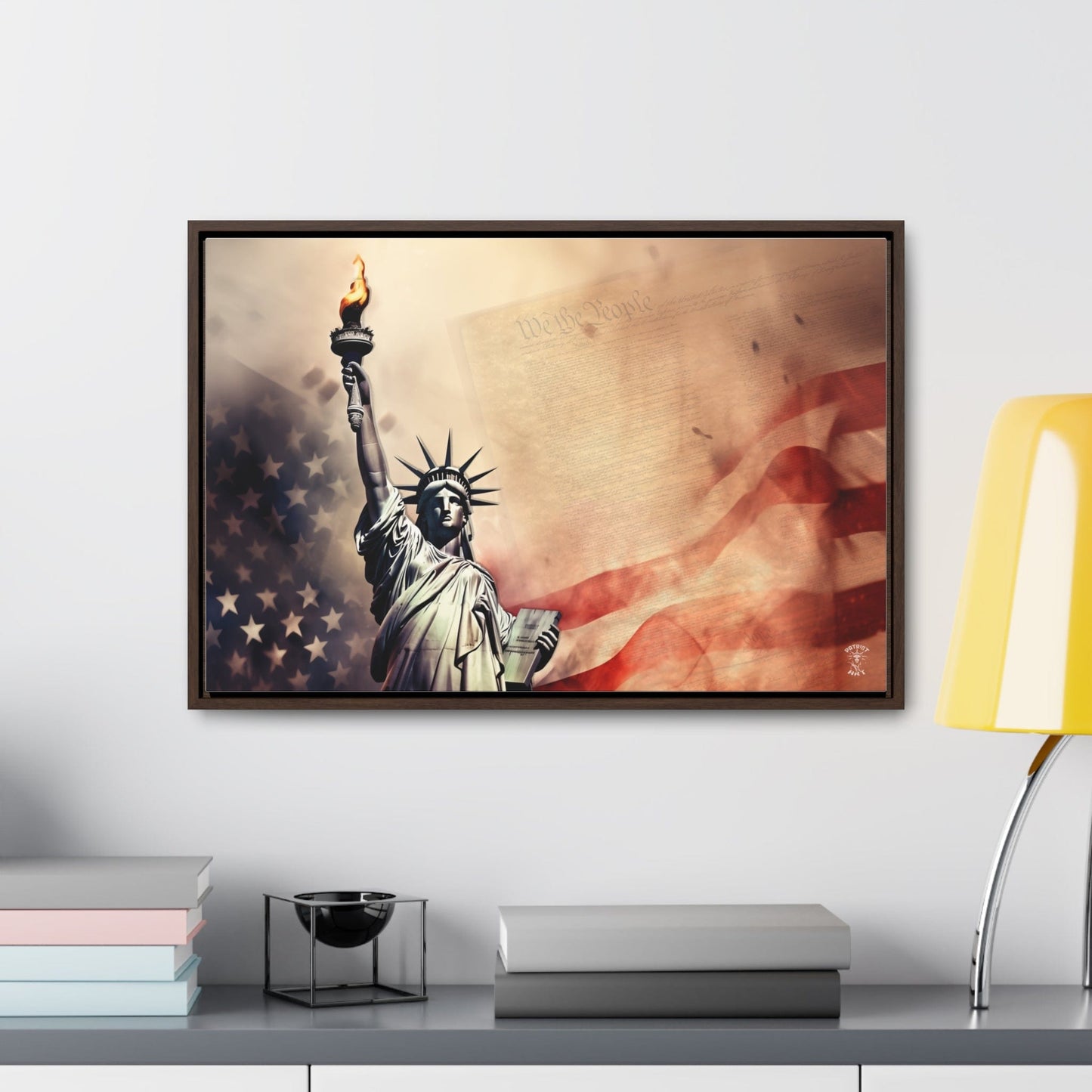 We the People Framed Gallery Canvas Wrap