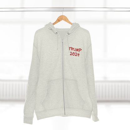 Trump 2024 Full-Zip Hoodie