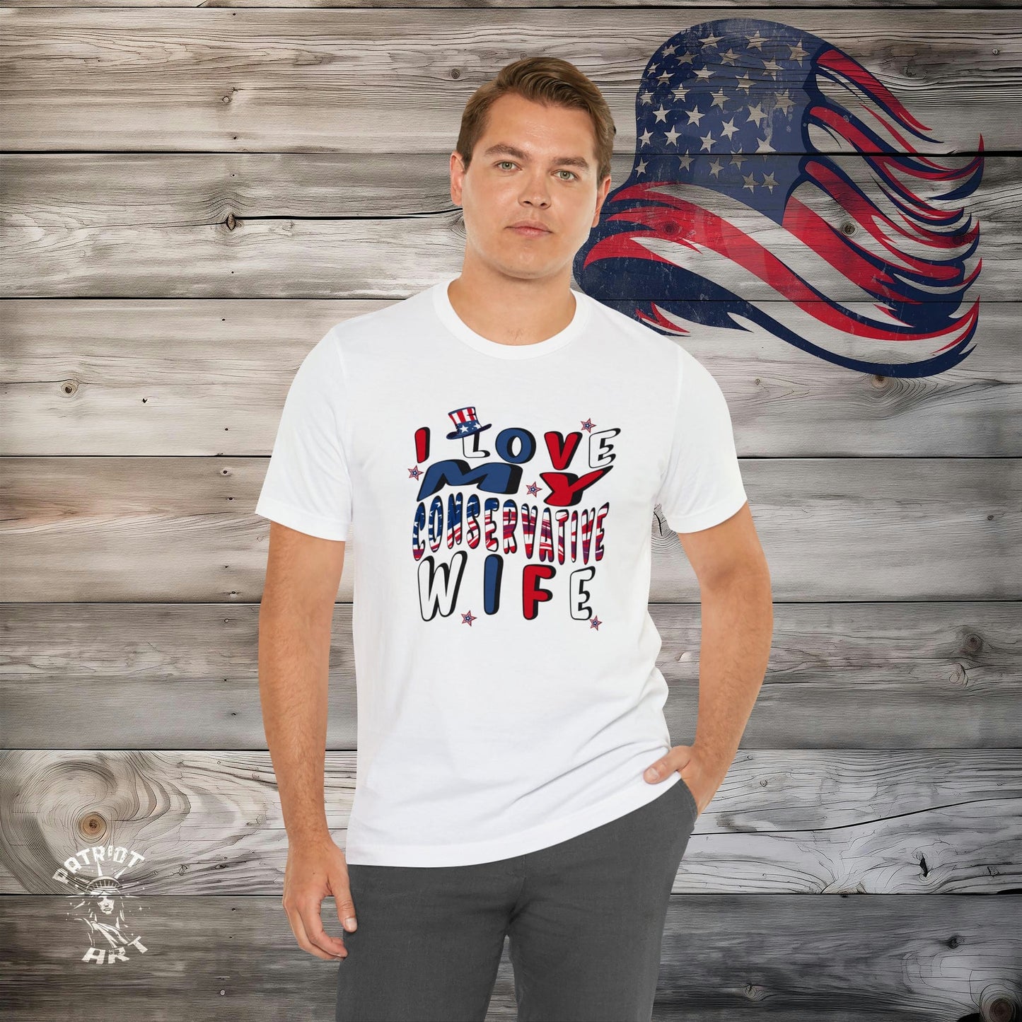 I Love My Conservative Wife T-Shirt