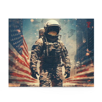 Astronaut in the City Puzzle (120, 252, 500-Piece)