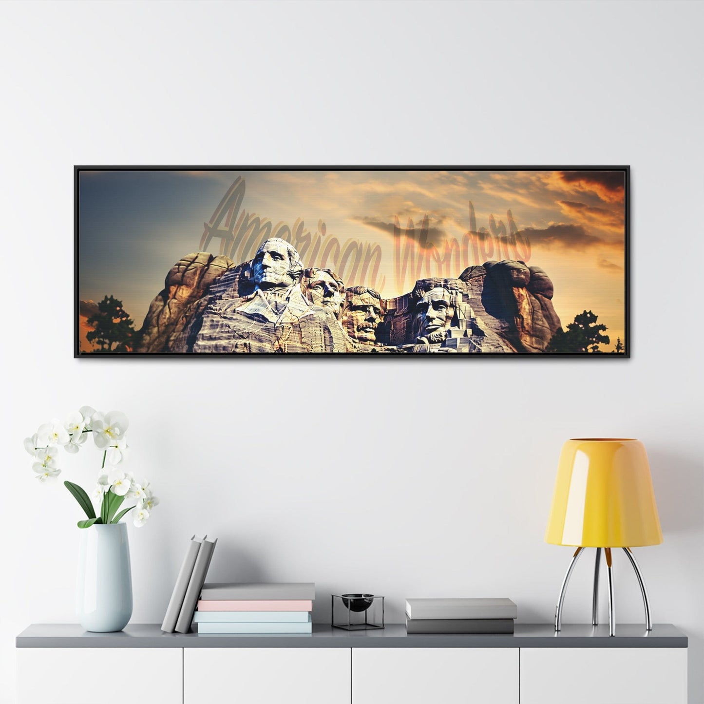 Mount Rushmore Framed Gallery Canvas Wraps