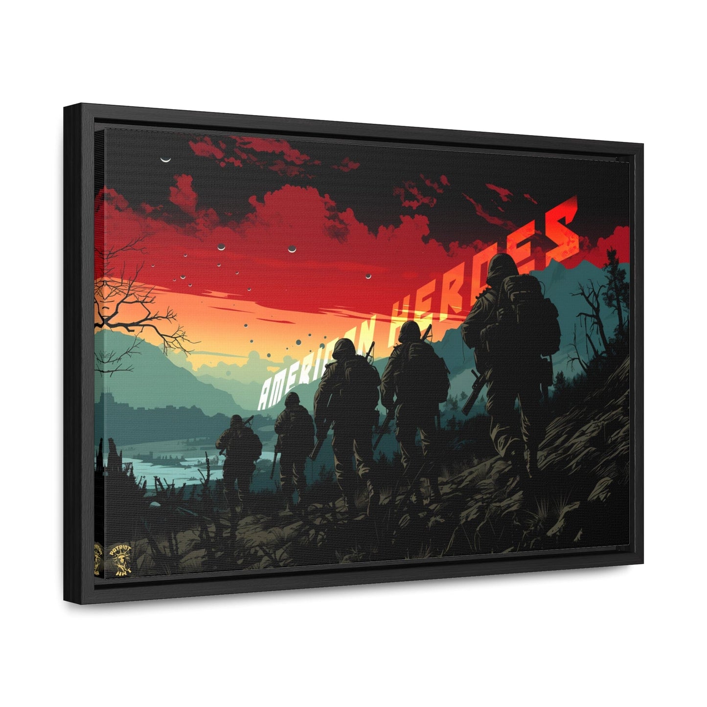 Armed Forces Framed Gallery Canvas Wraps