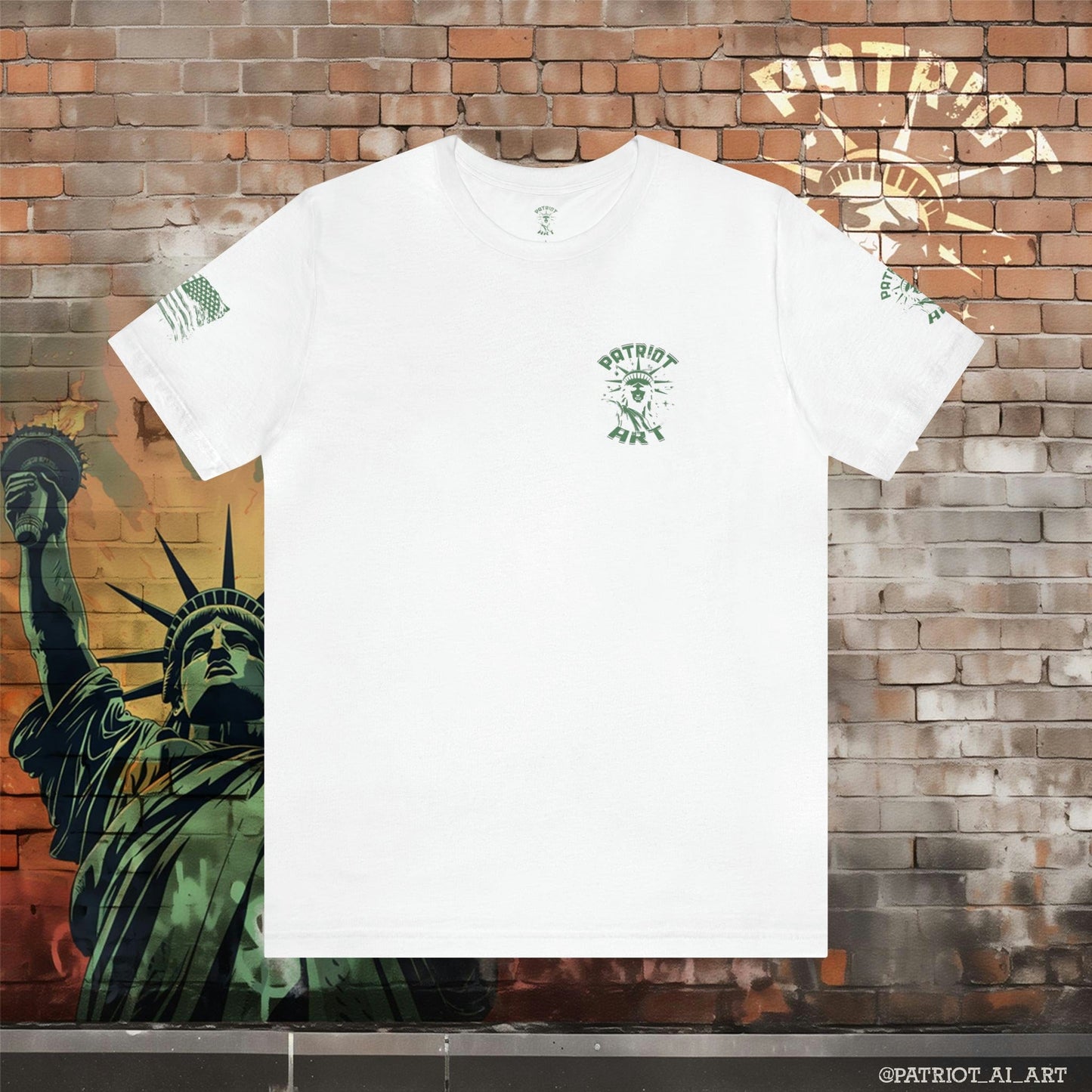 Patriot Art Army Green Stacked Logo T-Shirt