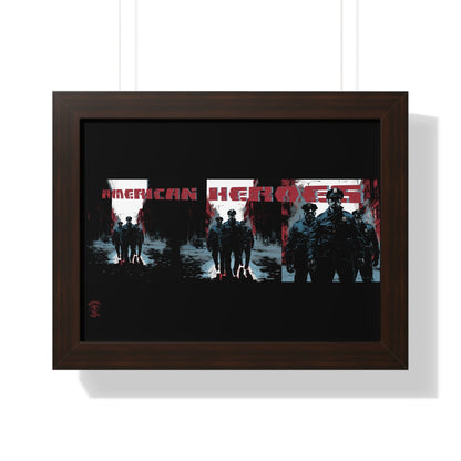 Policemen Edition Framed Poster