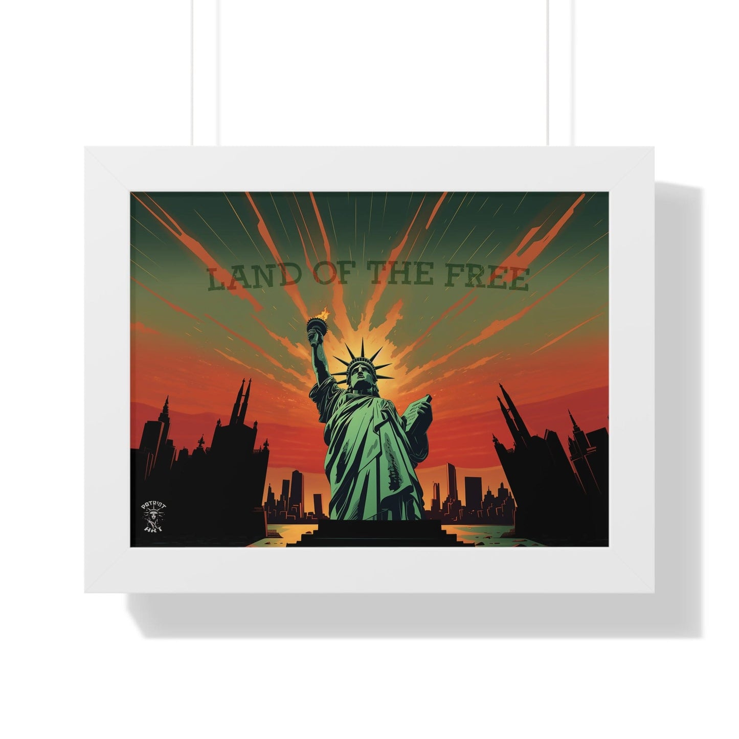 Land of the Free Framed Poster