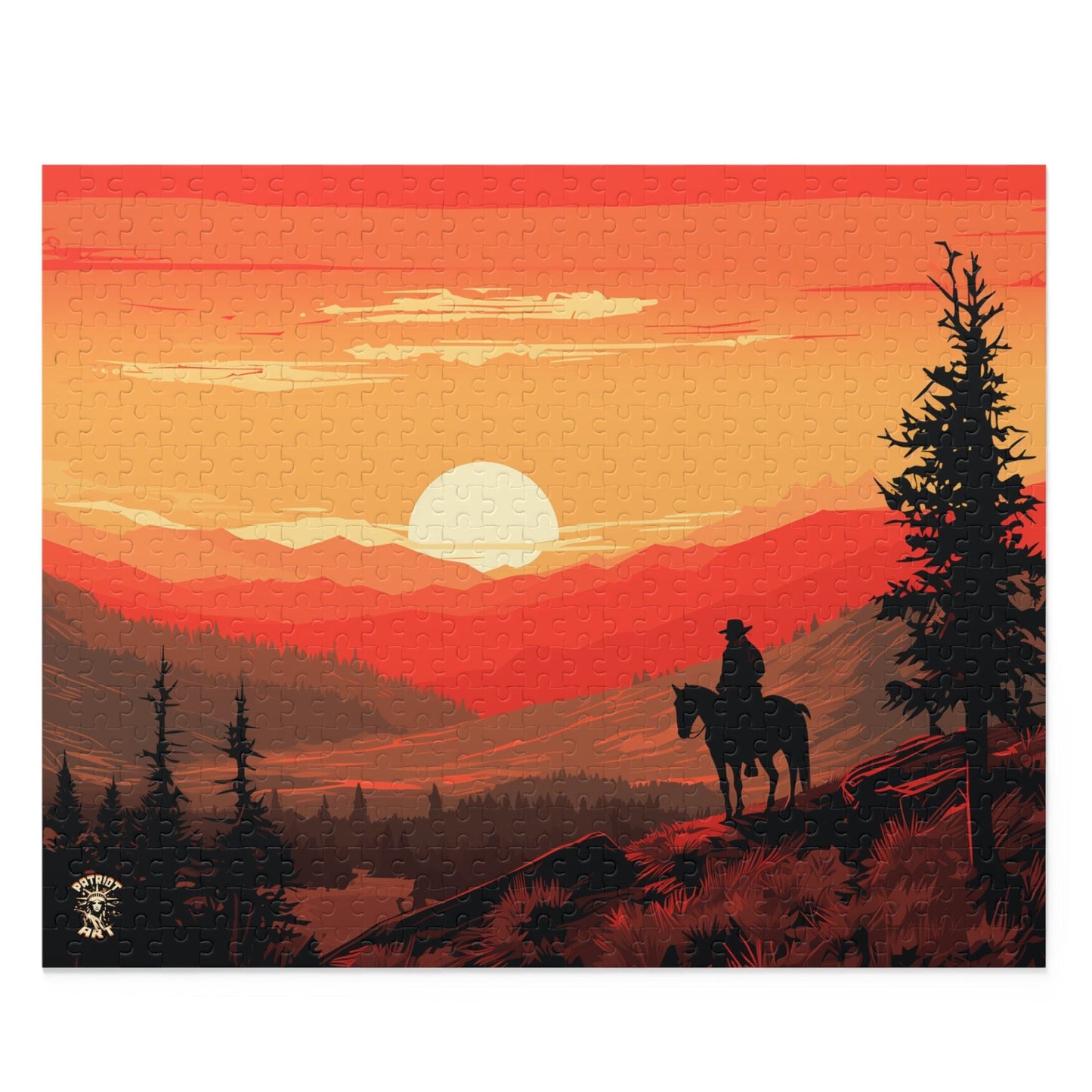 The Lone Ranger Puzzle (120, 252, 500-Piece)