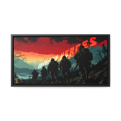 Armed Forces Framed Gallery Canvas Wraps