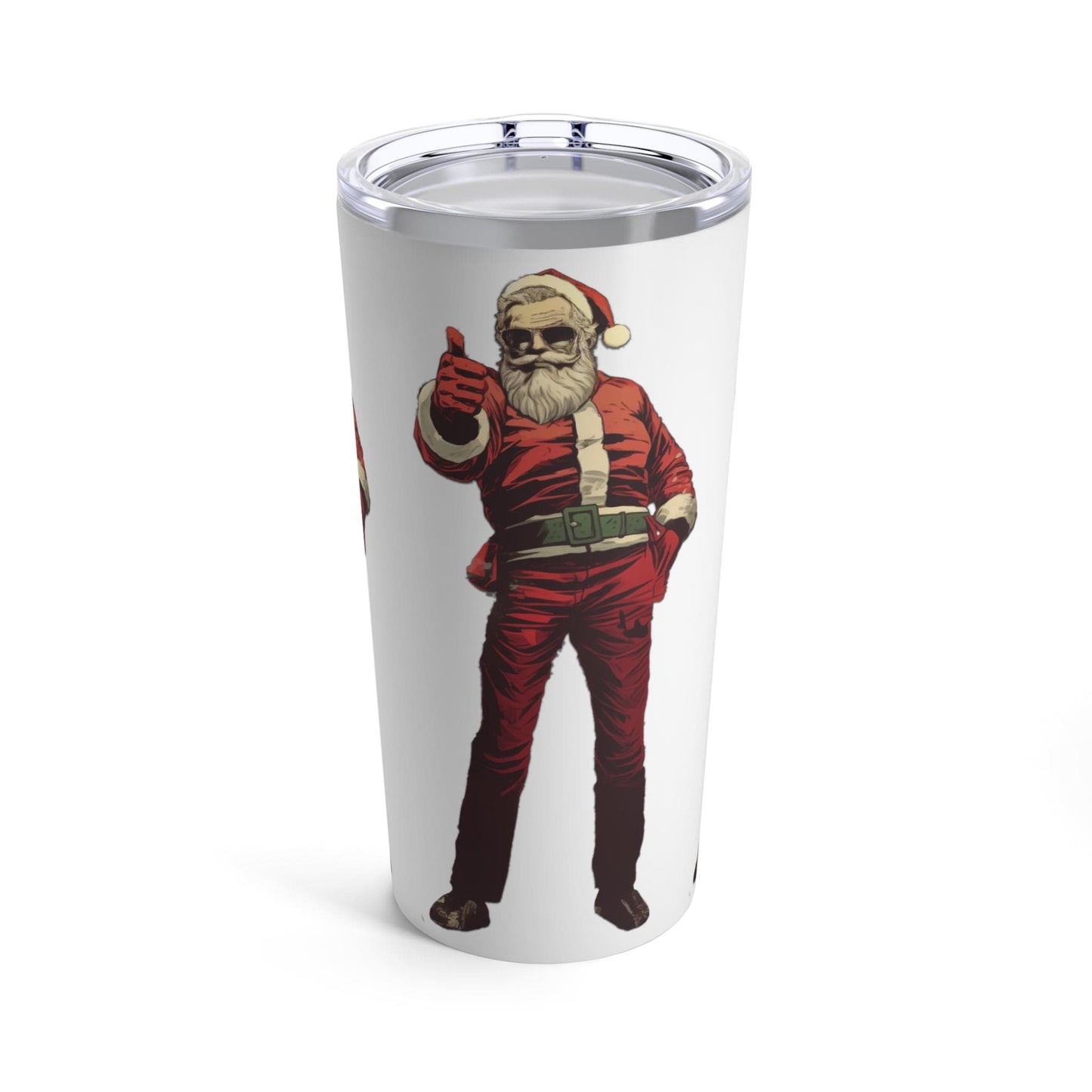 Santa Thumbs Up Tumbler 20oz