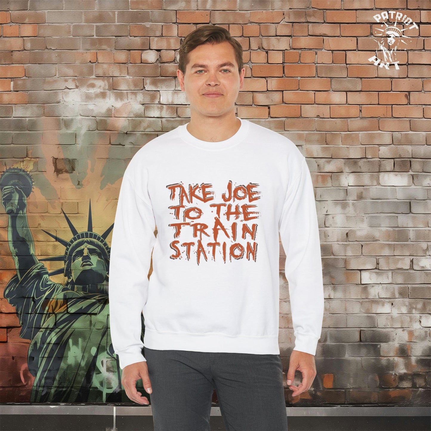 Trump Takes Joe to the "Train Station" Sweatshirt