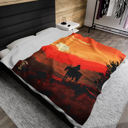 The Lone Ranger Velveteen Plush Blanket