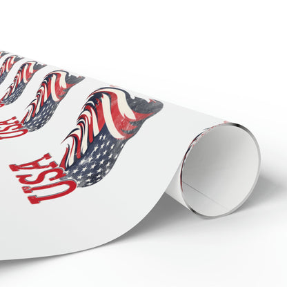 American Flag USA Wrapping Paper