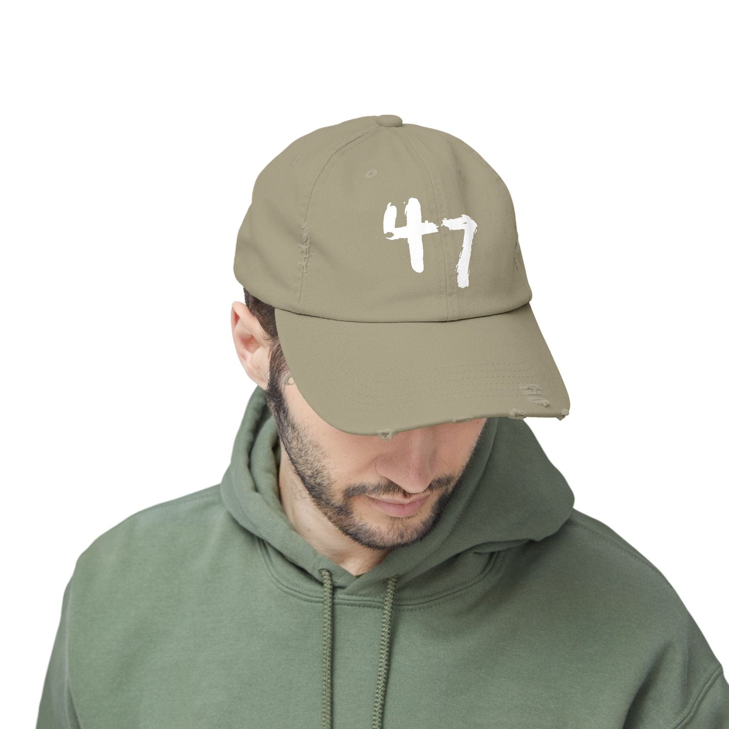 47 Distressed Cap