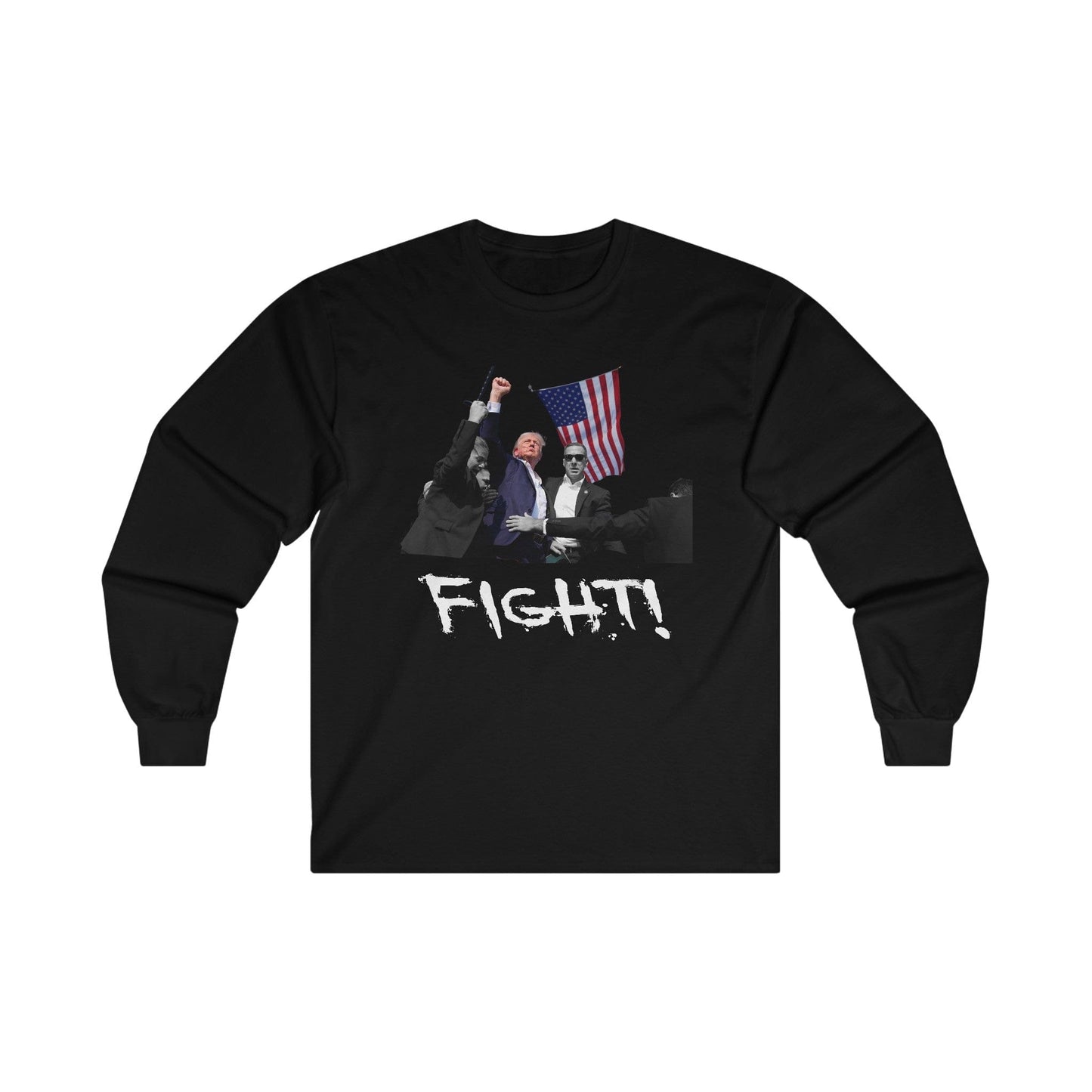 Trump FIGHT Ultra Cotton Long Sleeve Tee