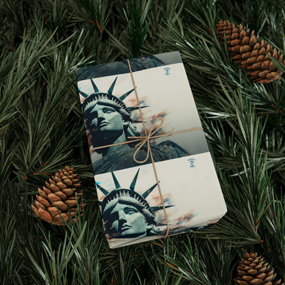 Lady Liberty's Close Up Wrapping Paper