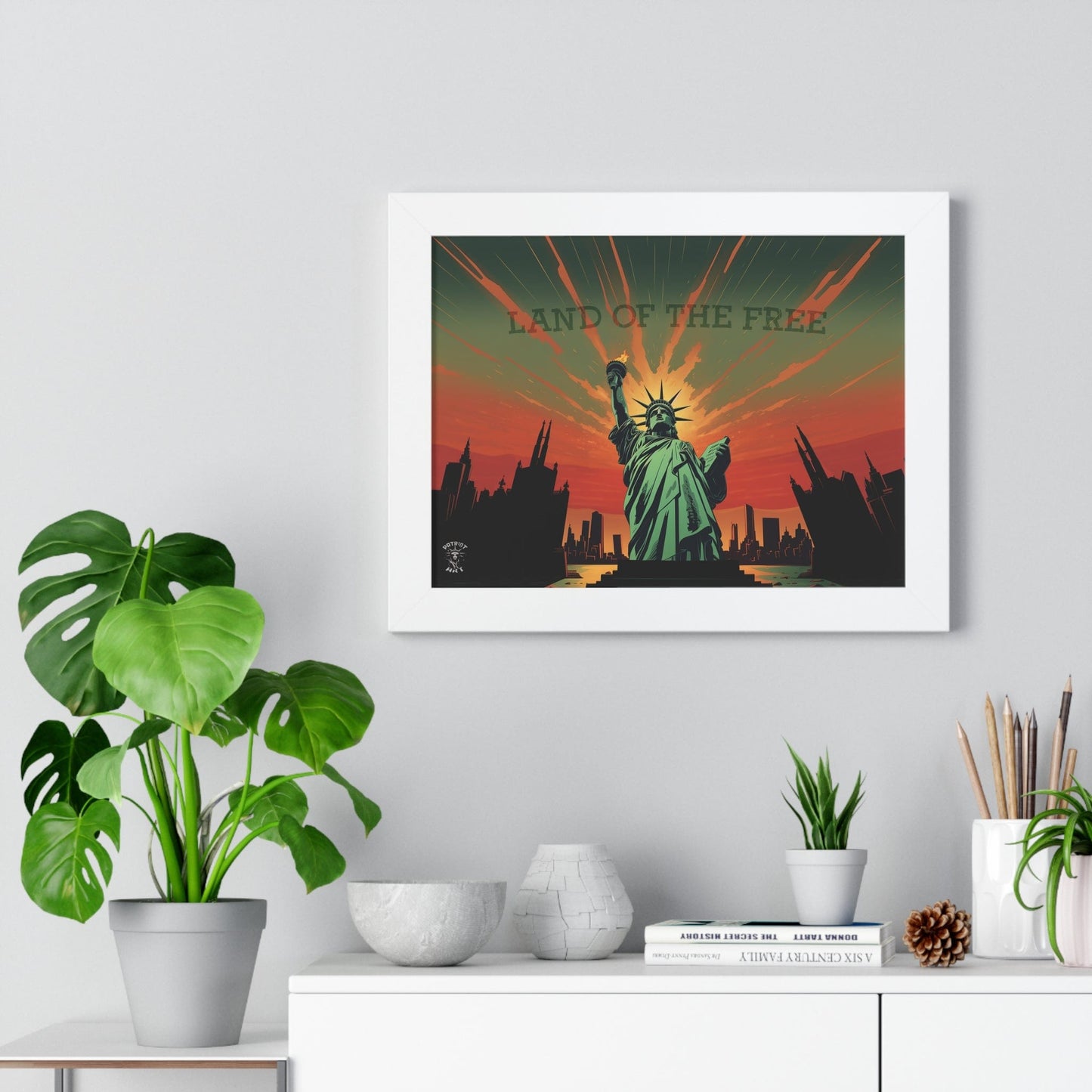 Land of the Free Framed Poster