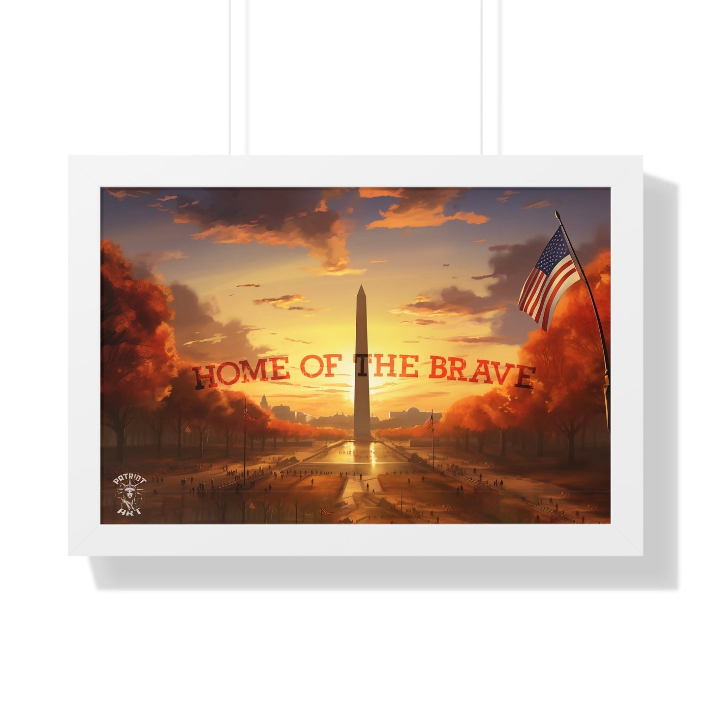 Home of the Brave Framed Poster