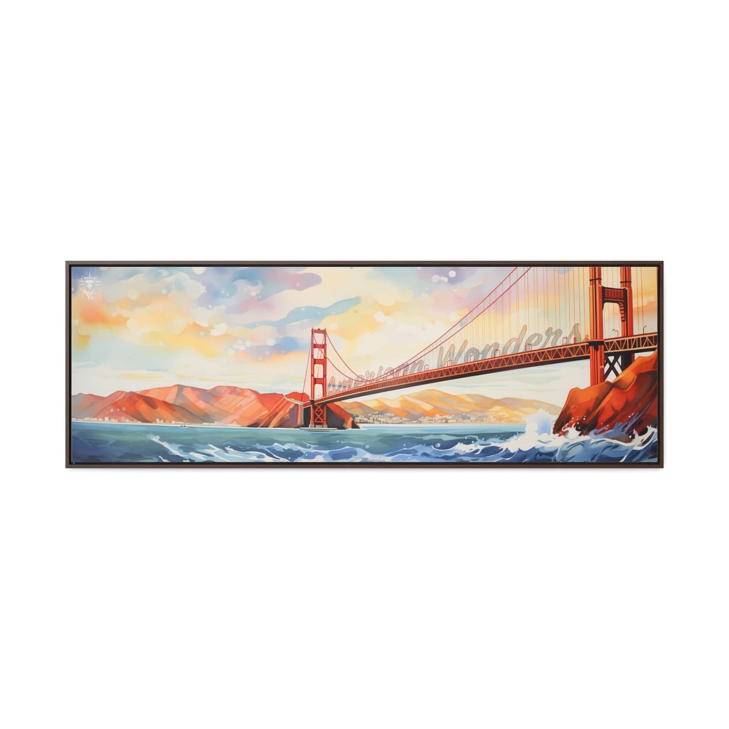 Golden Gate Bridge Framed Gallery Canvas Wraps