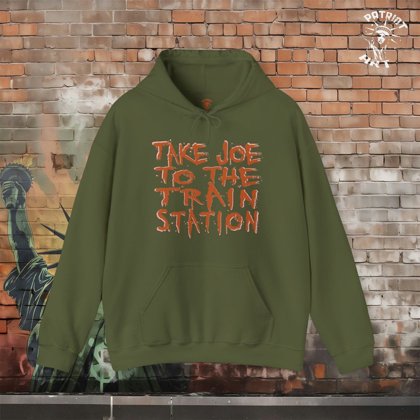 Trump Takes Joe to the "Train Station" Hoodie