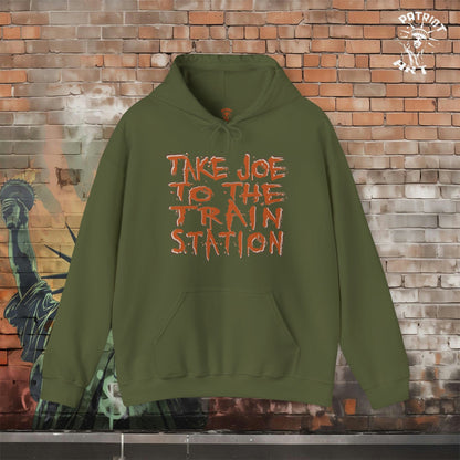 Trump Takes Joe to the "Train Station" Hoodie