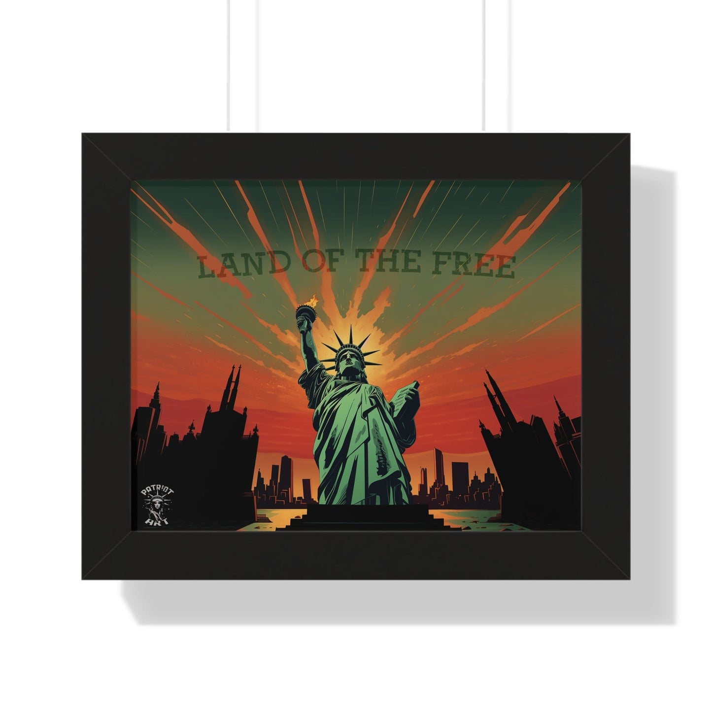 Land of the Free Framed Poster