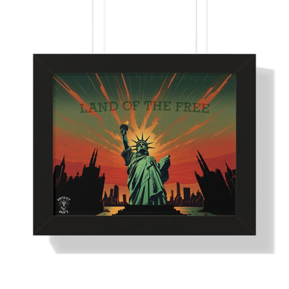 Land of the Free Framed Poster