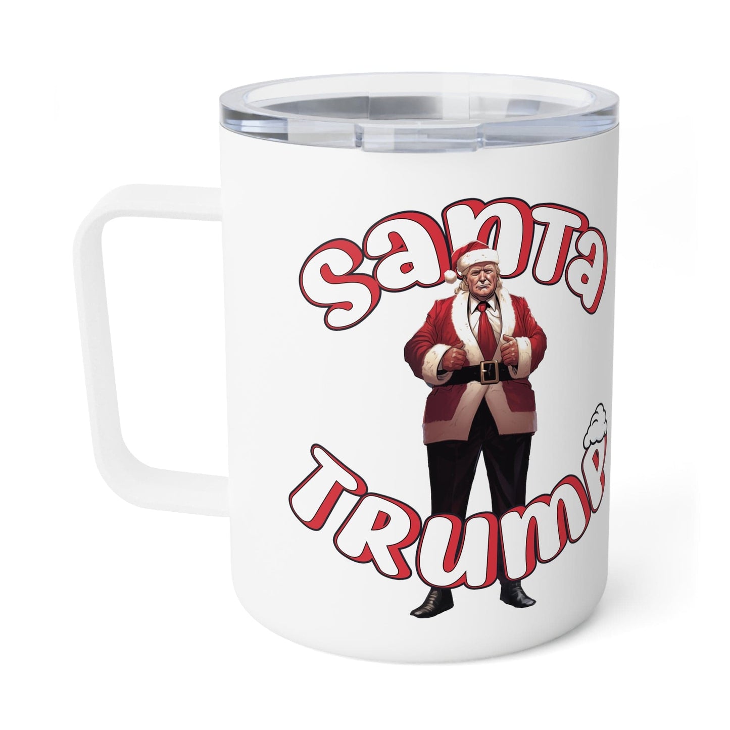 Santa Trump Insulated Coffee Mug, 10oz