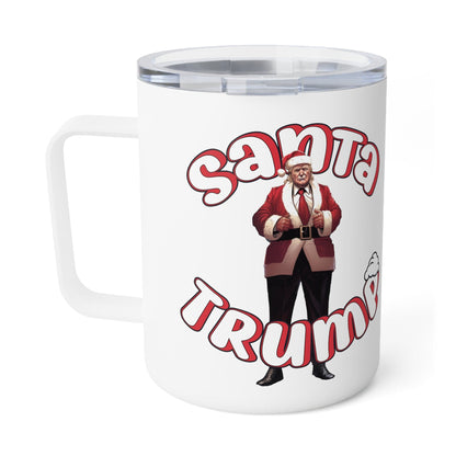 Santa Trump Insulated Coffee Mug, 10oz