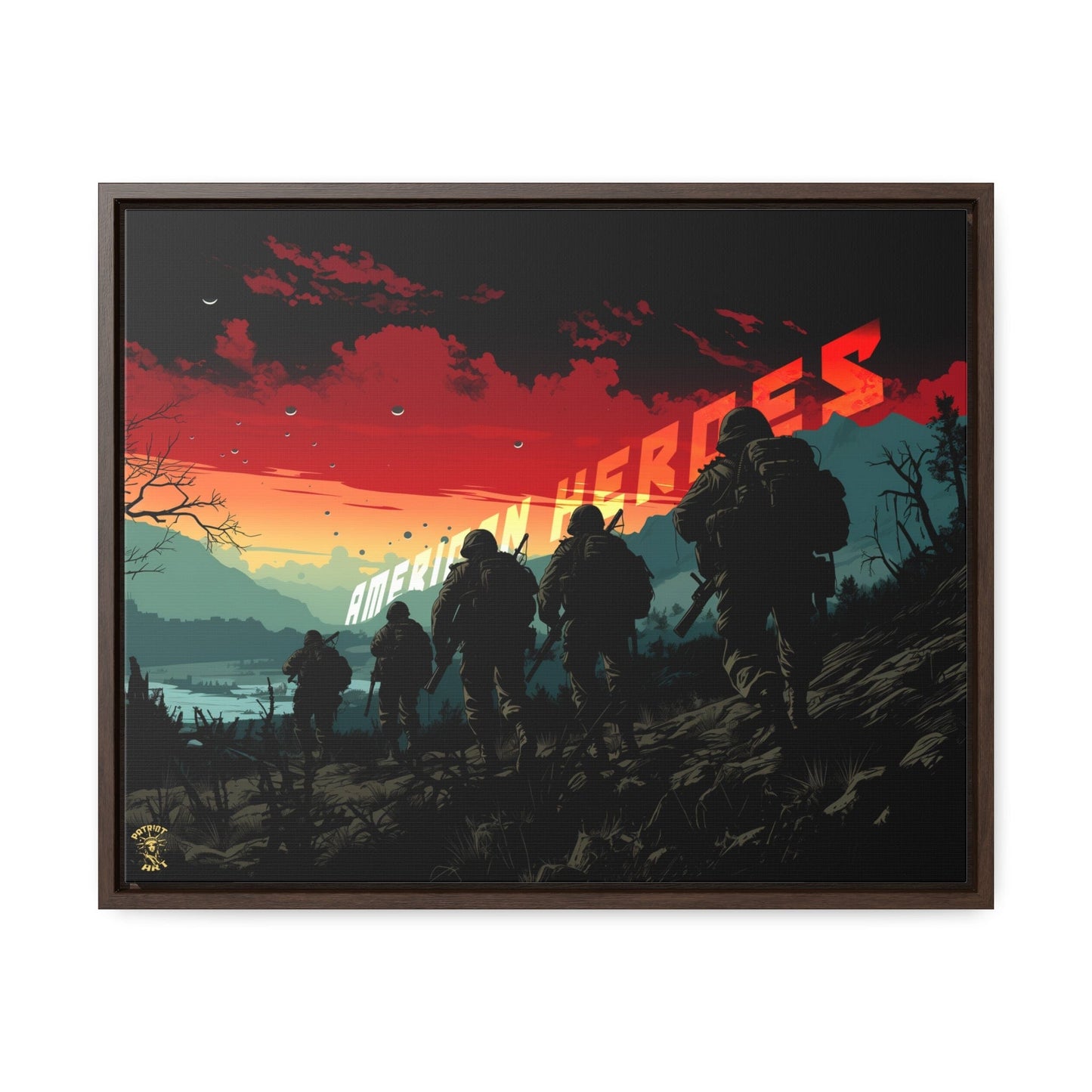 Armed Forces Framed Gallery Canvas Wraps