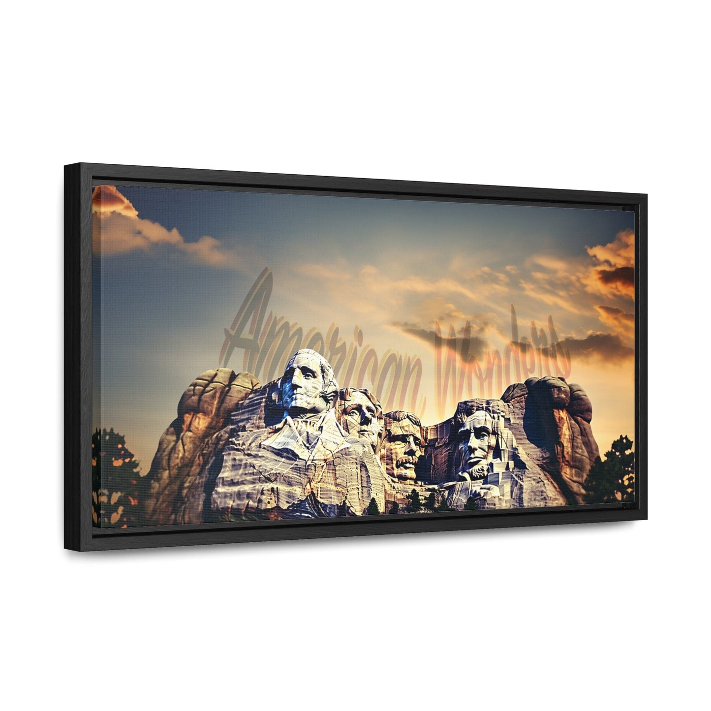 Mount Rushmore Framed Gallery Canvas Wraps