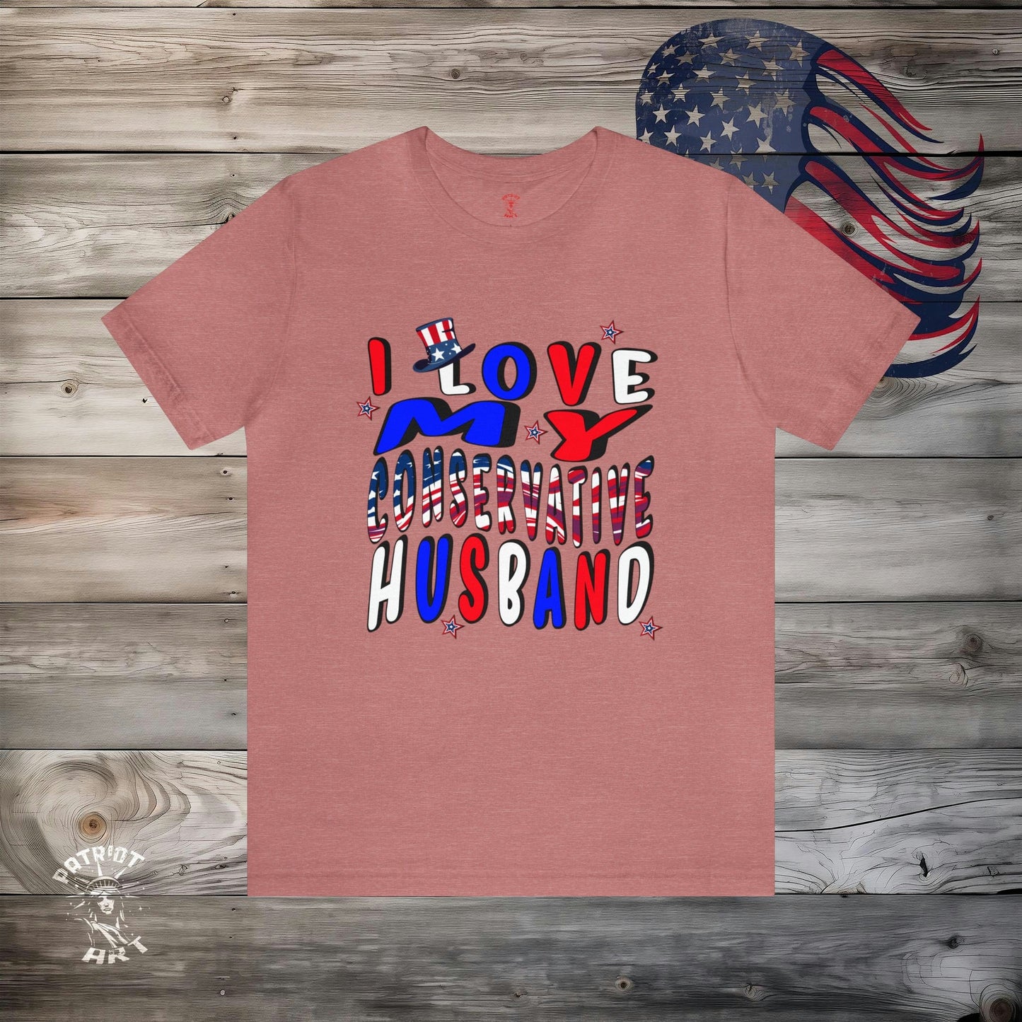 I Love My Conservative Husband T-Shirt