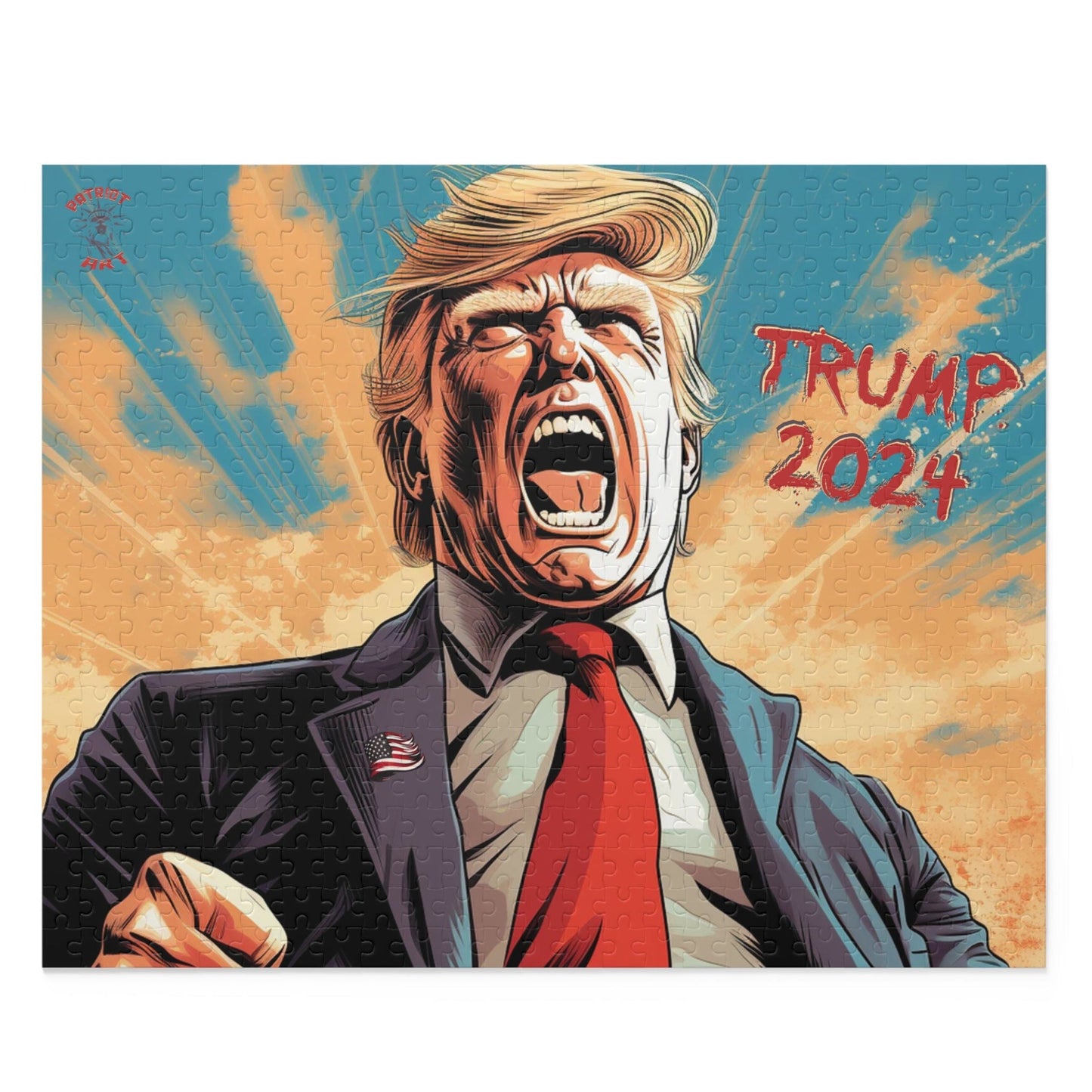 Trump 2024 Unleashed Puzzle (120, 252, 500-Piece)