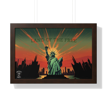 Land of the Free Framed Poster