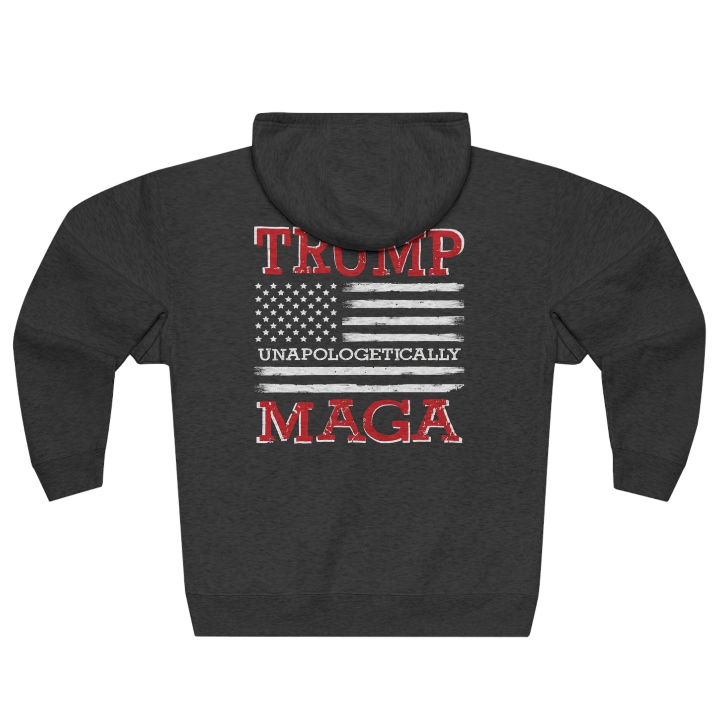 Unapologetically MAGA - Trump 2024 Zip-Up Hoodie