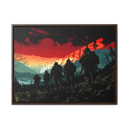 Armed Forces Framed Gallery Canvas Wraps