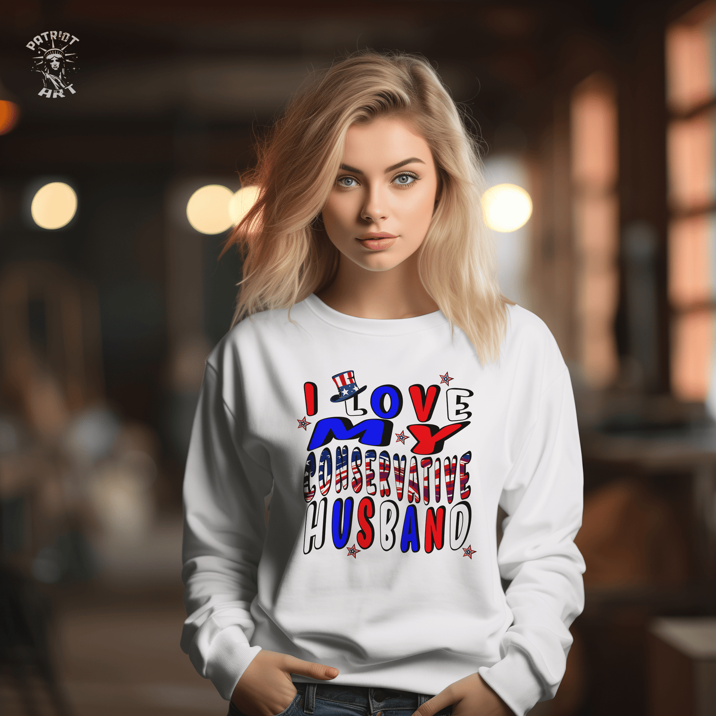 I Love My Conservative Husband Sweatshirt