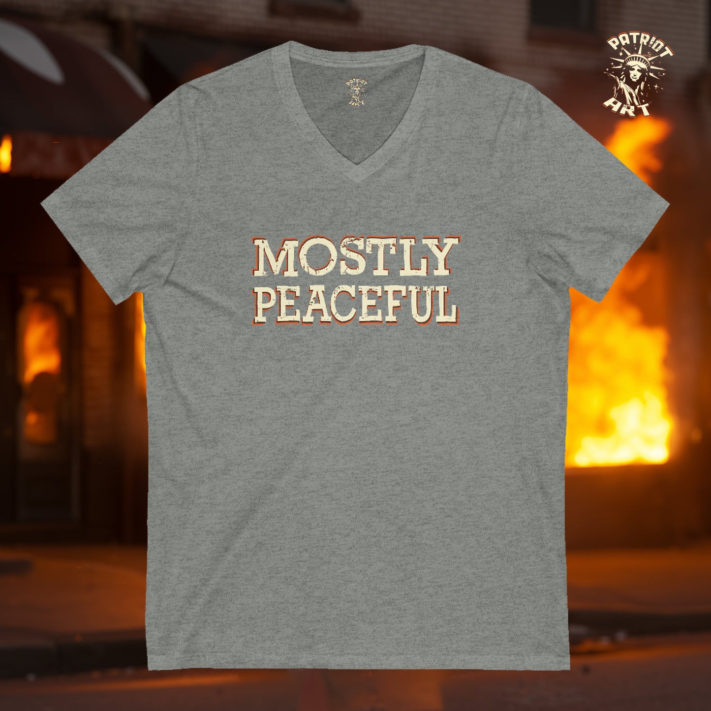 Mostly Peaceful V-Neck